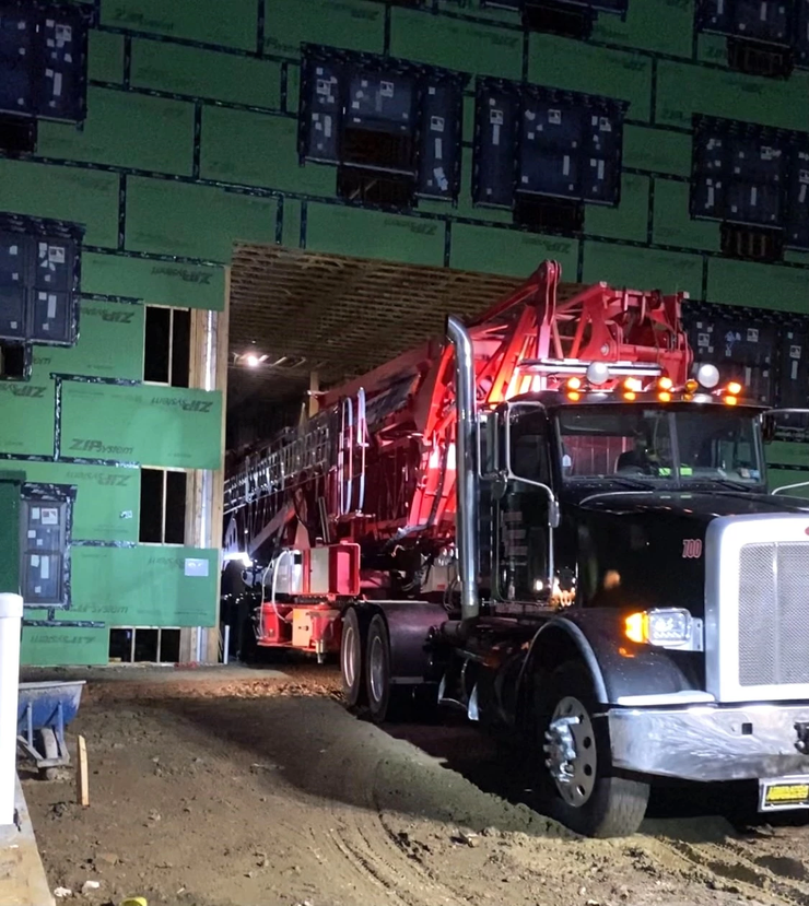 Un contratista en Pennsylvania libera la productividad con una Potain Igo T 130 - 3