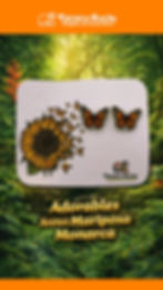 aretes mariposa, mariposa monarca, aretes adorables, accesorios naturales, joyería artesanal Costa Rica, Tacaco Rocks