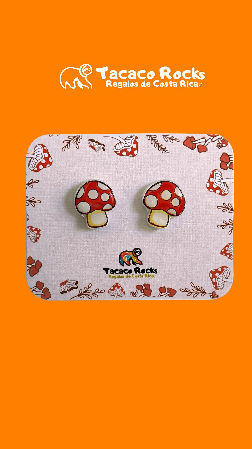 aretes amanita muscaria , regalos fungi