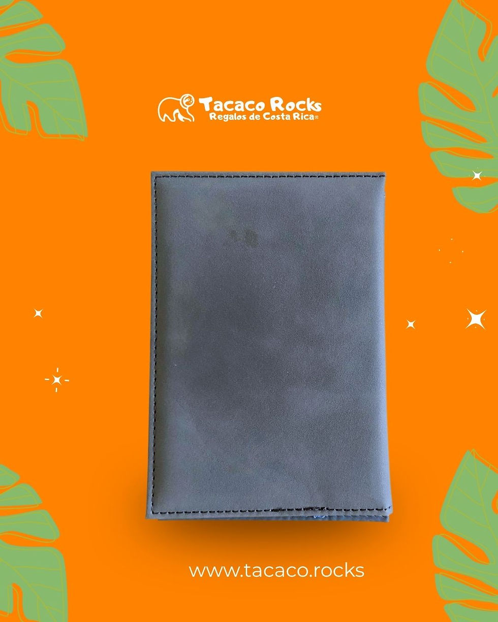 Miniatura: vista atras vista frontal porta pasaporte Costa Rica, passport holder Costa Rica, perezoso Costa Rica, accesorios de viaje,