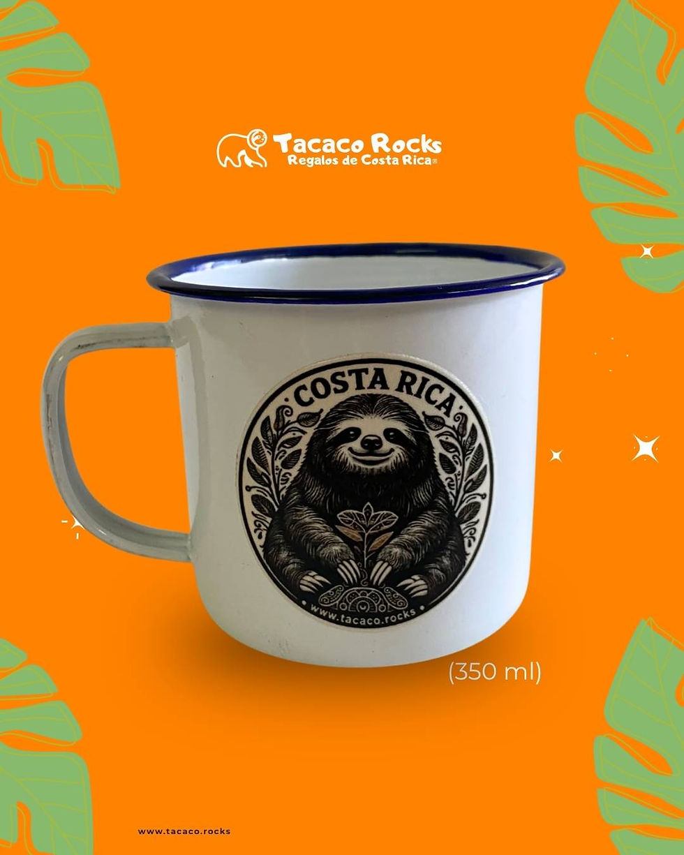 Miniatura: vista de taza de loza de oso perezoso de 350ml