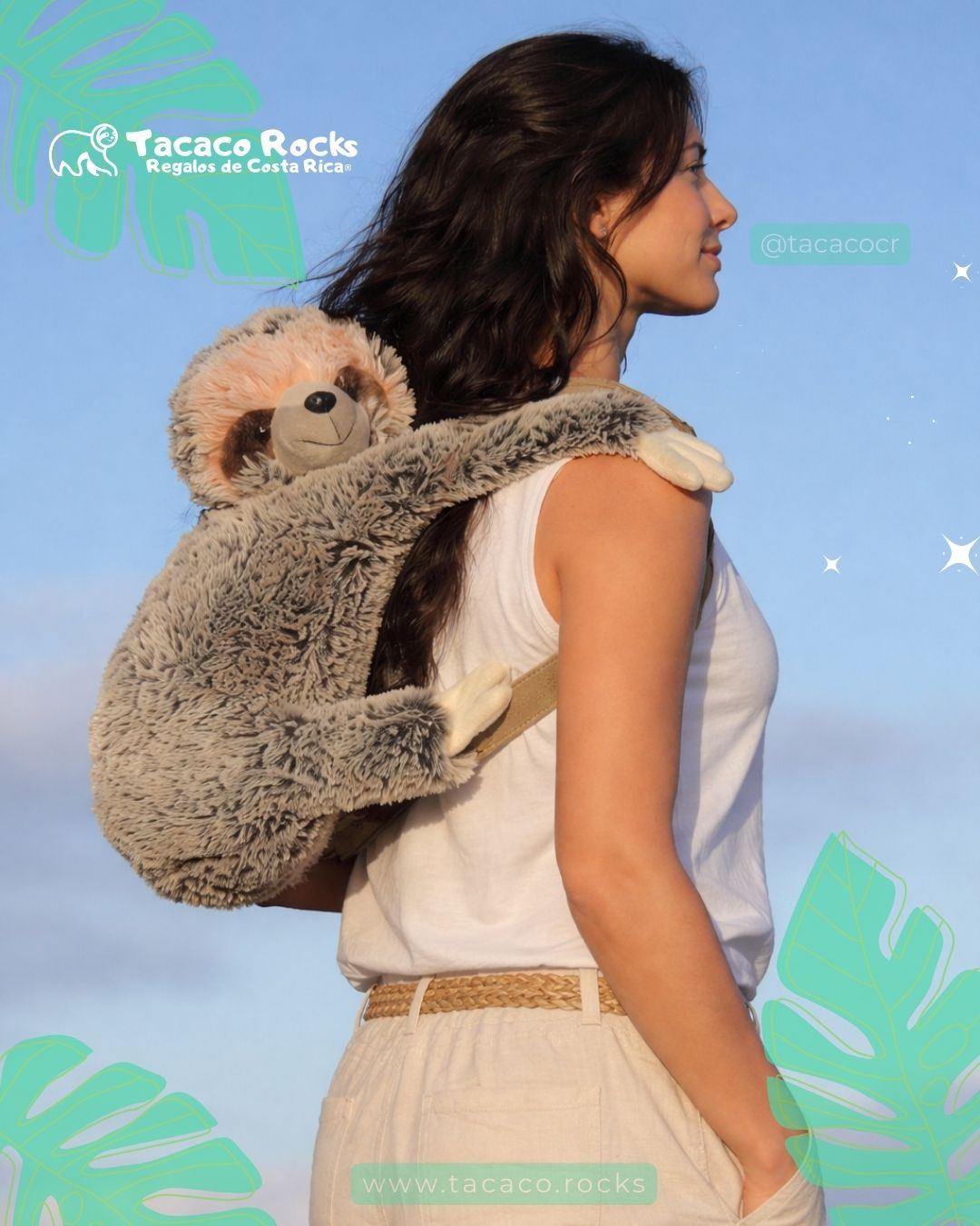 mochila de oso perezoso