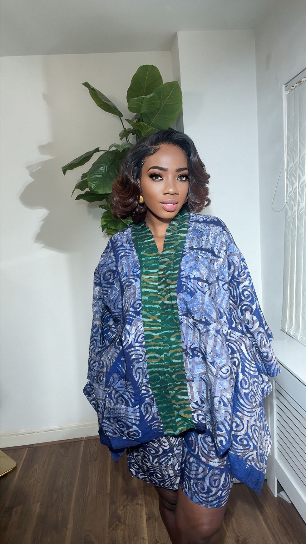 Thumbnail: Bee Adire short set 4