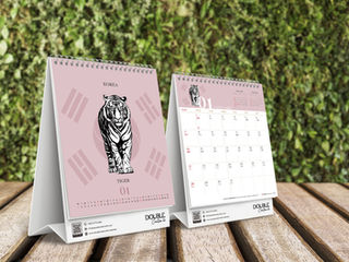 月曆, 月曆訂製, 公司月曆, 枱曆, 月曆設計, calendar, desk calendar, Double Creative HK