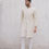 Thumbnail: Sherwani Off White Handmade
