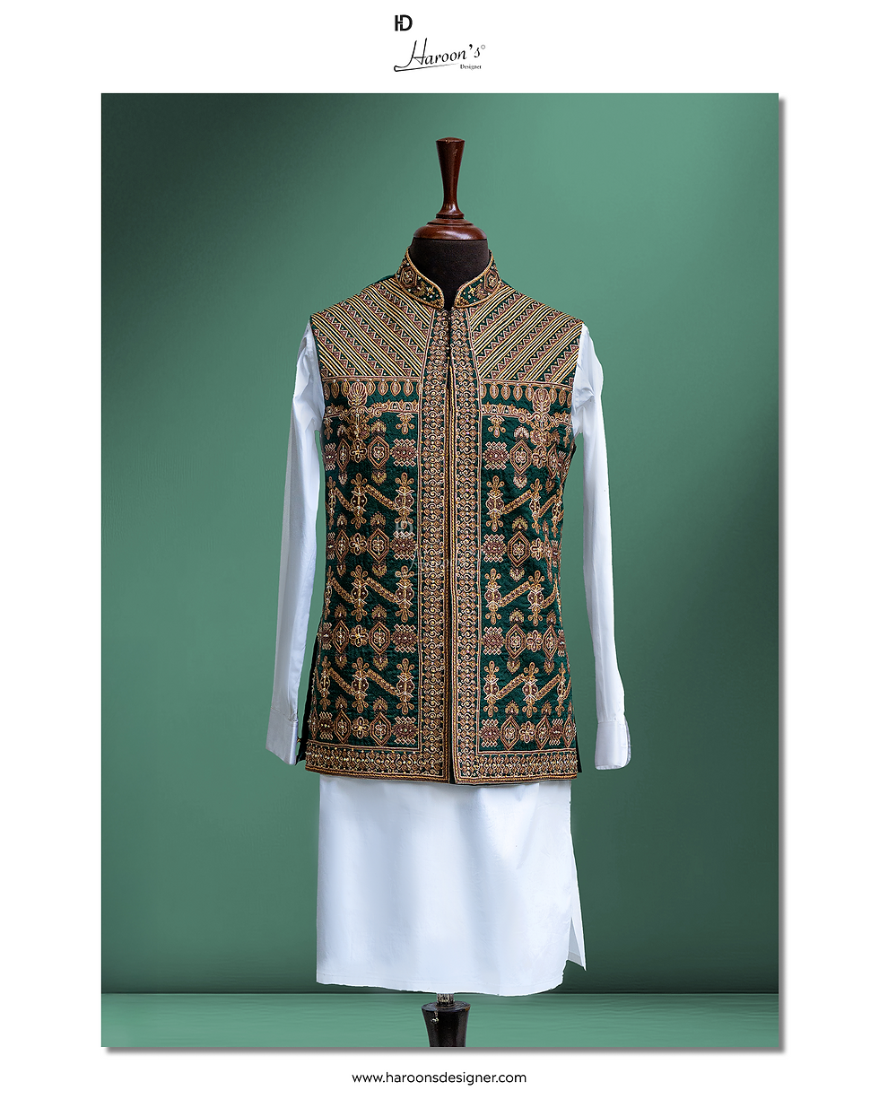 Waistcoat Emerald Heritage