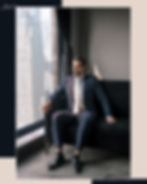 Thumbnail: Noir Luxe – Navy Blue Executive Suit