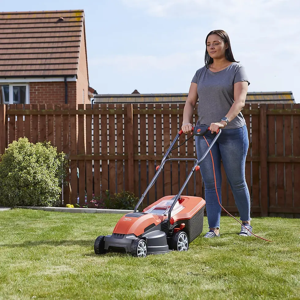 Flymo Speedi-Mo Corded Rotary Lawnmower for Small to Medium Lawns