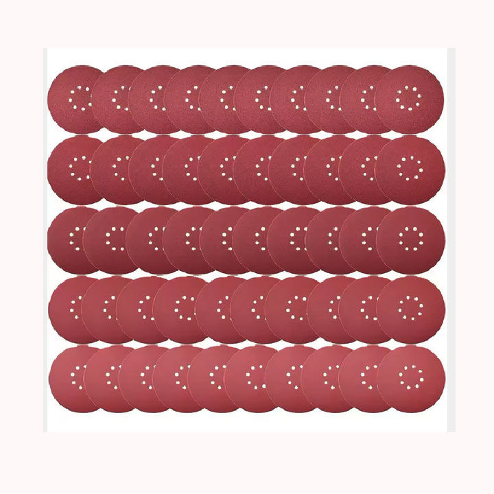 Thumbnail: Velcro Sanding Disc-Aluminium Oxide|8-Hole  9"280 Grit, 50