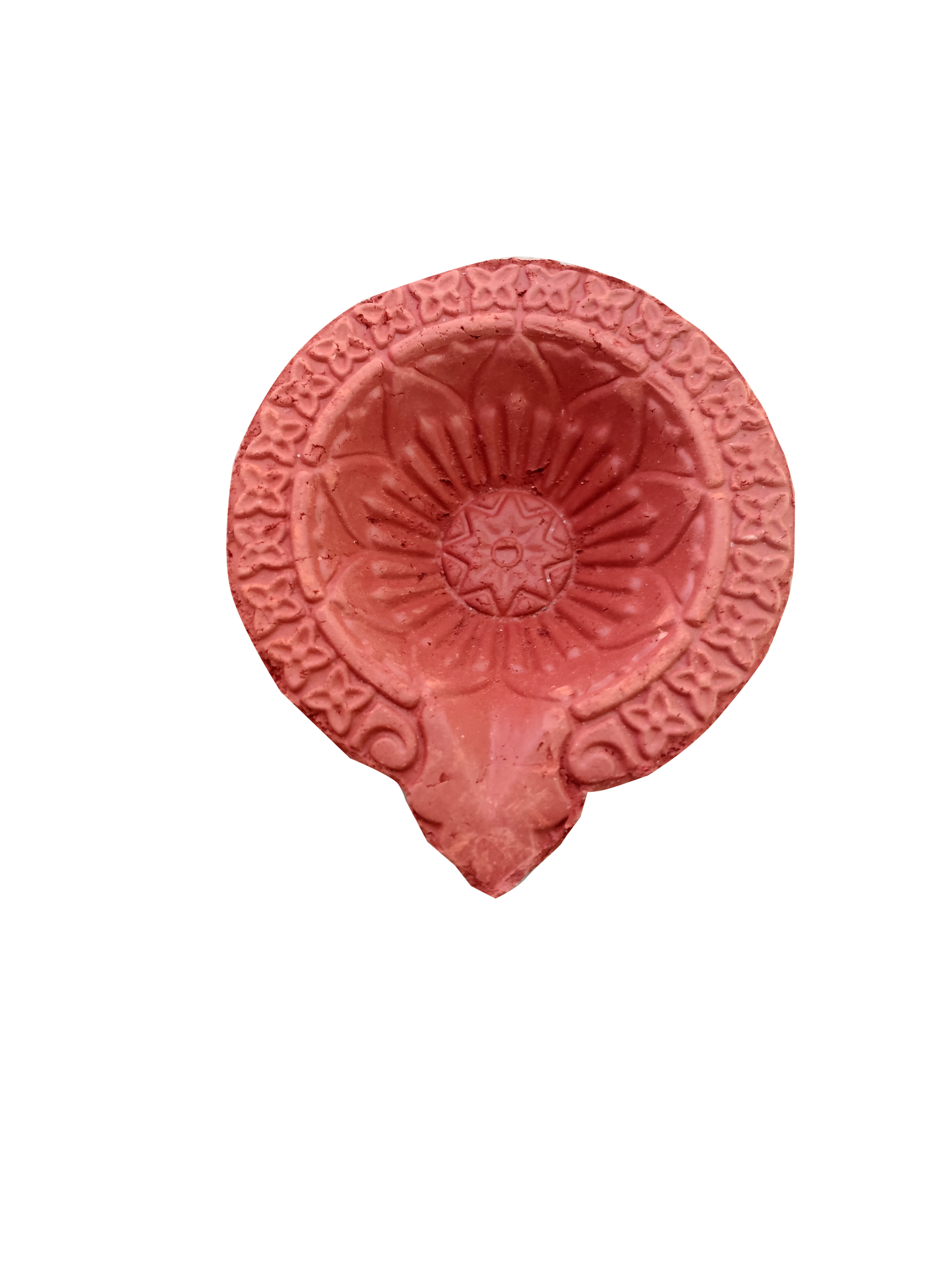 Lekshika Terracotta Designer Diya Set 12 | Eco-Friendly Handmade Mitti Deepak