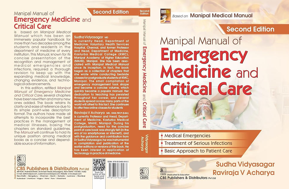 Thumbnail: Manipal Manual of Emergency Medicine and Critical Care, 2/e - 2024