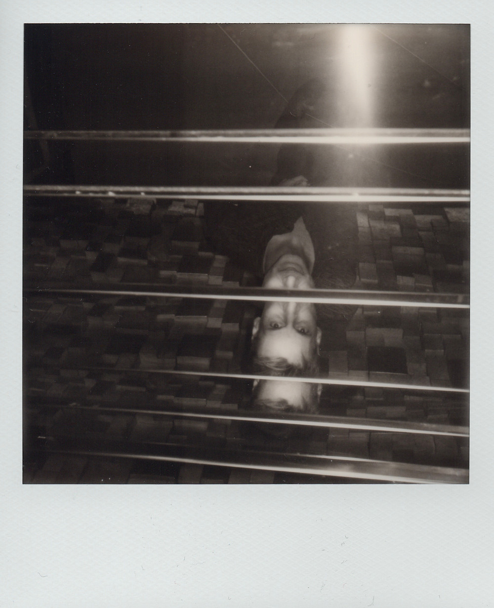 Portrait de Daniele Balice au Polaroïd