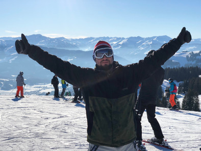 Ski fahren am Wilden Kaiser