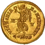 sous d'or d'Arcadius