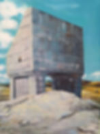 Quarry Cefn yr Ystrad 1, 2025, acrylic on canvas, 40.5 x 30.5cm