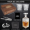 Thumbnail: Labeol Whiskey Decanter Set With Crystal Glass Set