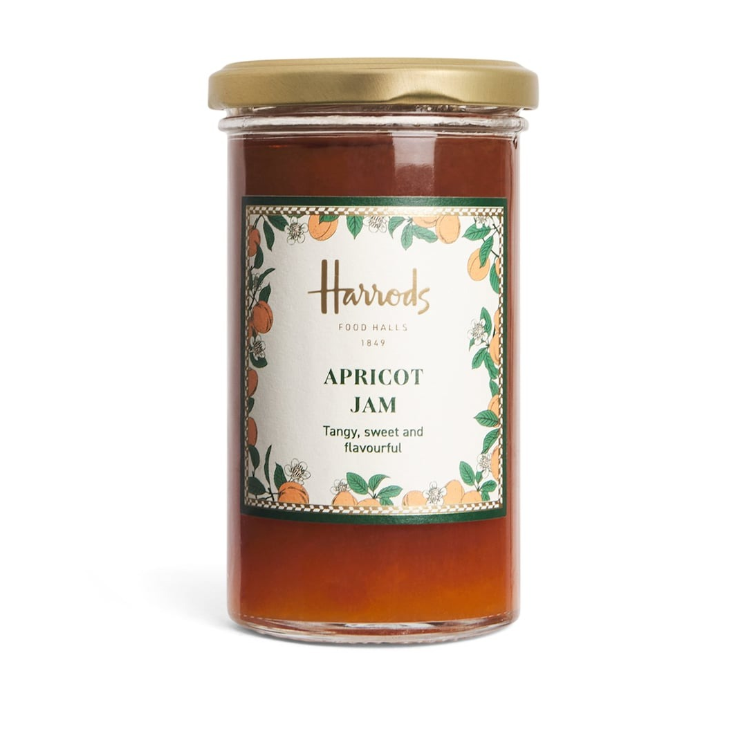 Harrods Apricot Jam Tangy, Sweet And Flavourful, 280g
