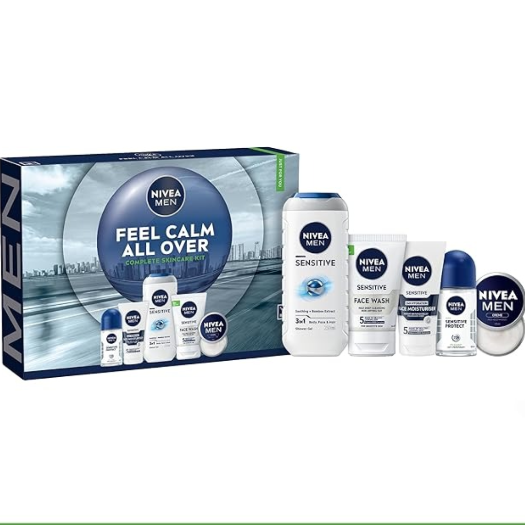 Nivea Men Feel Calm All Over Complete Skincare Kit
