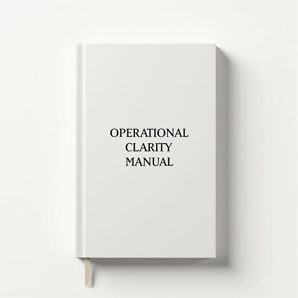 Operational Clarity Manual