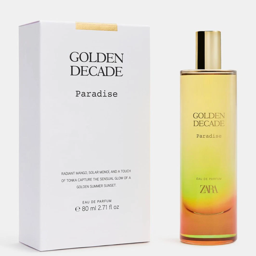 Zara Golden Decade Paradise Eau De Parfum, 80ml