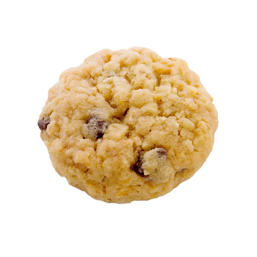 Edinburgh Sweet Oatie Biscuits with chocolate chips, crunchy Scottish oat cookies with rich chocolate pieces