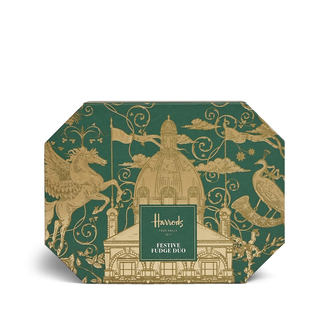Harrods Festive Fudge Duo, 300g