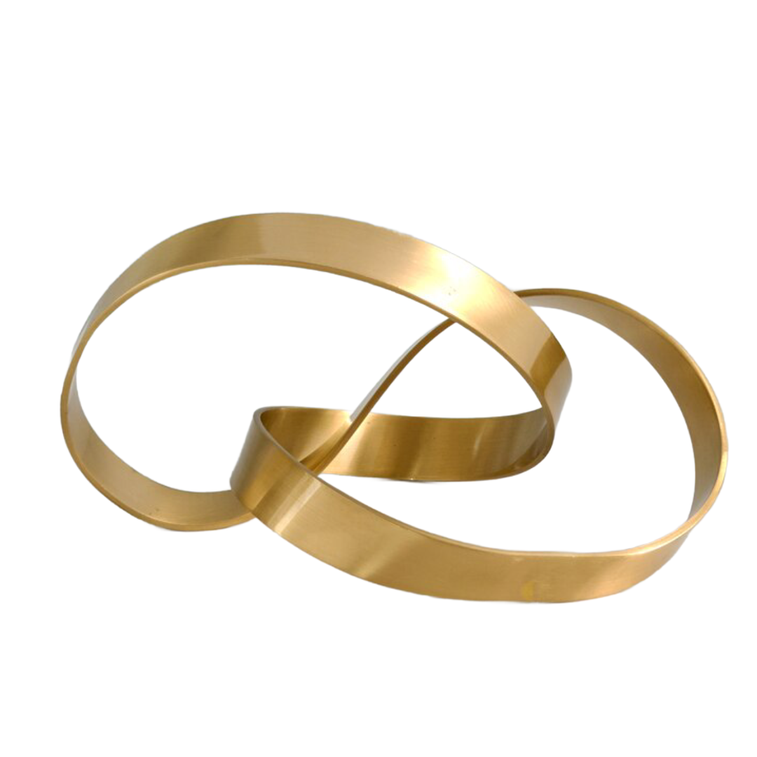 The Continuum Sculpture – Brushed Gold