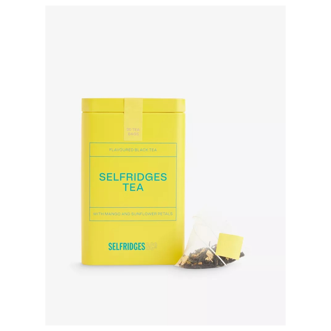 Selfridges & Co Flavoured Black Tea With Mango And Sunflower Petals 75g Tin