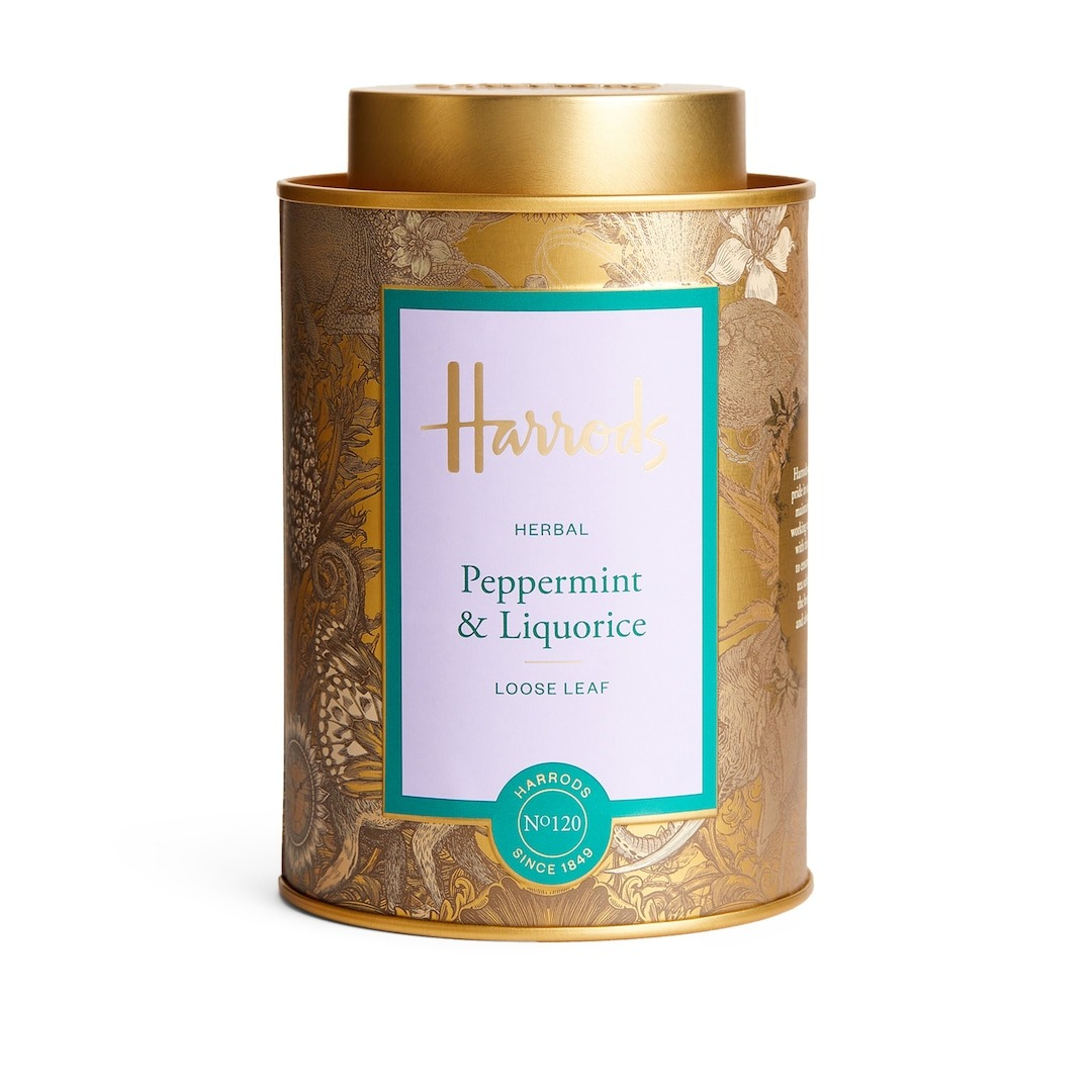 Harrods Herbal Peppermint & Liquorice Loose Leaf 125g