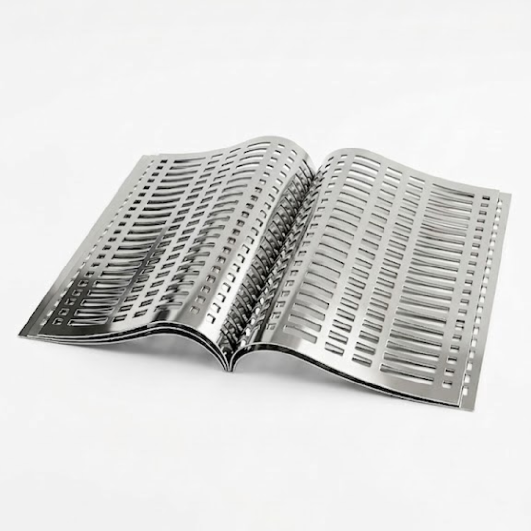 Sculptural Metal "Open Book"