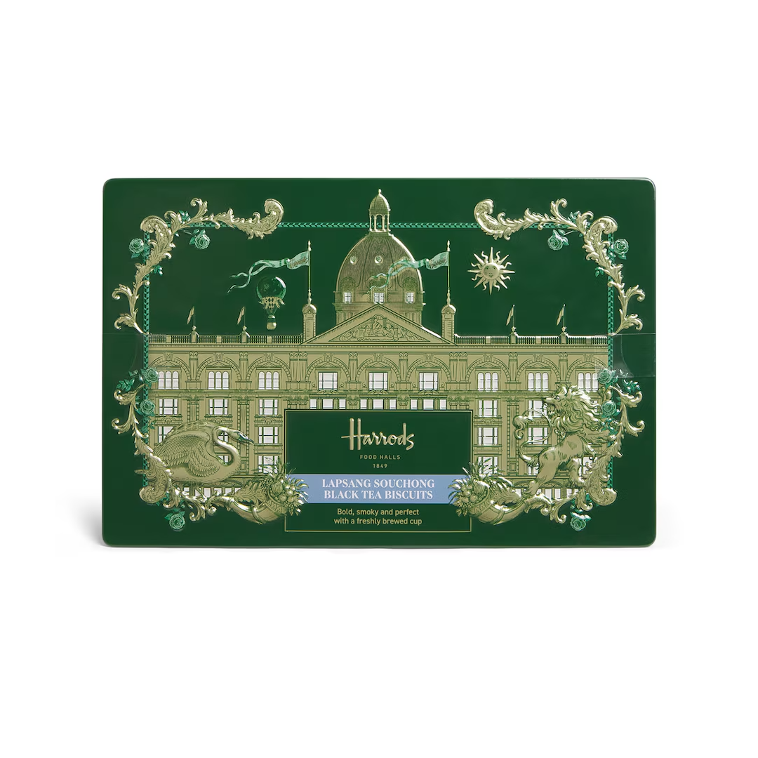 Harrods Lapsang Souchong Black Tea Biscuits (200g)