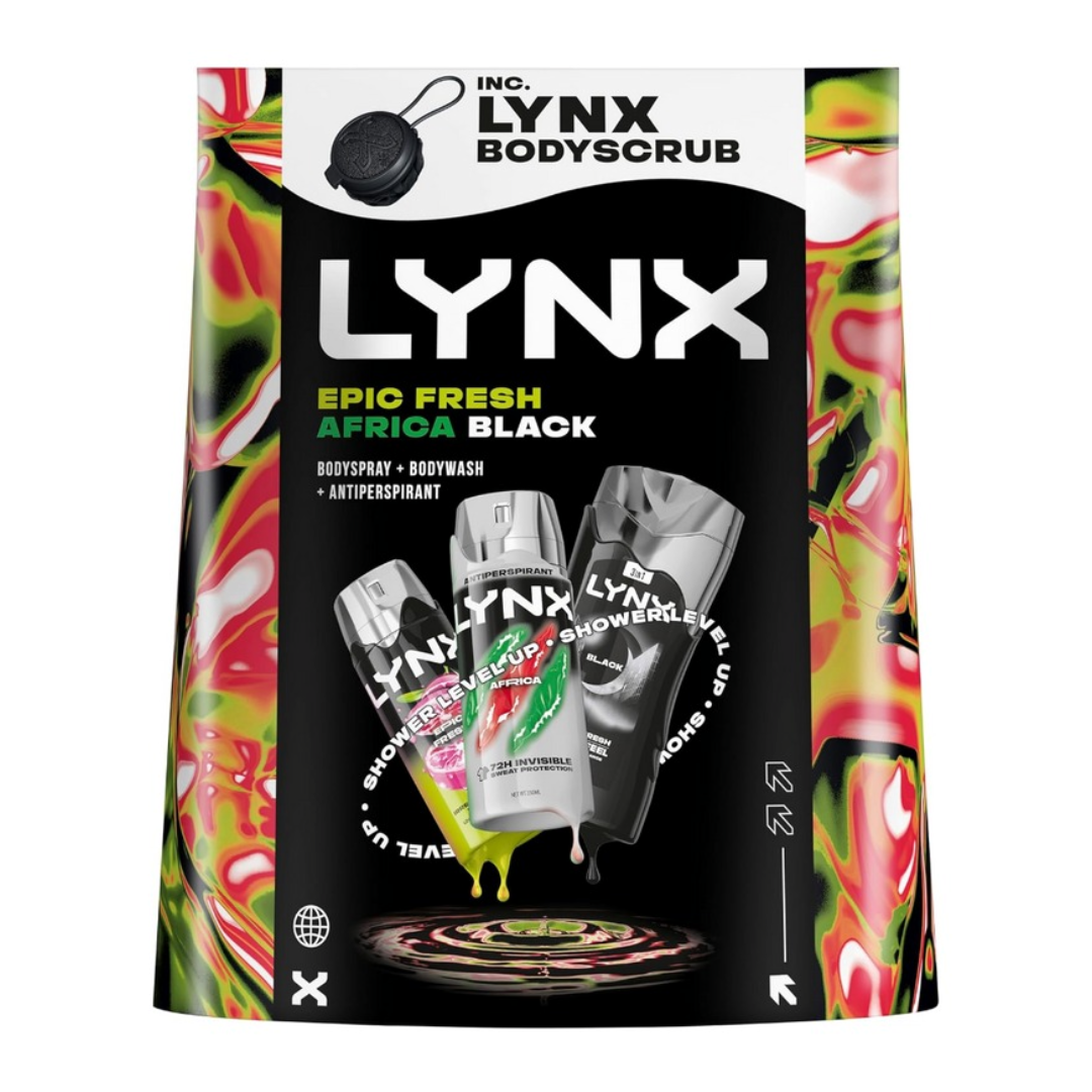 Lynx All Stars Body Wash & Body Spray Trio Gift Set