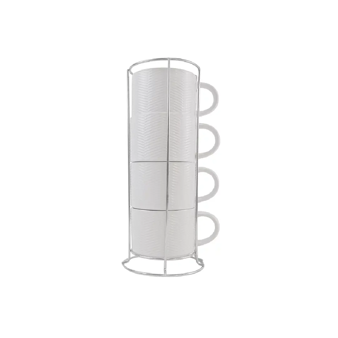 George Home white ceramic mug, showing a simple, classic design