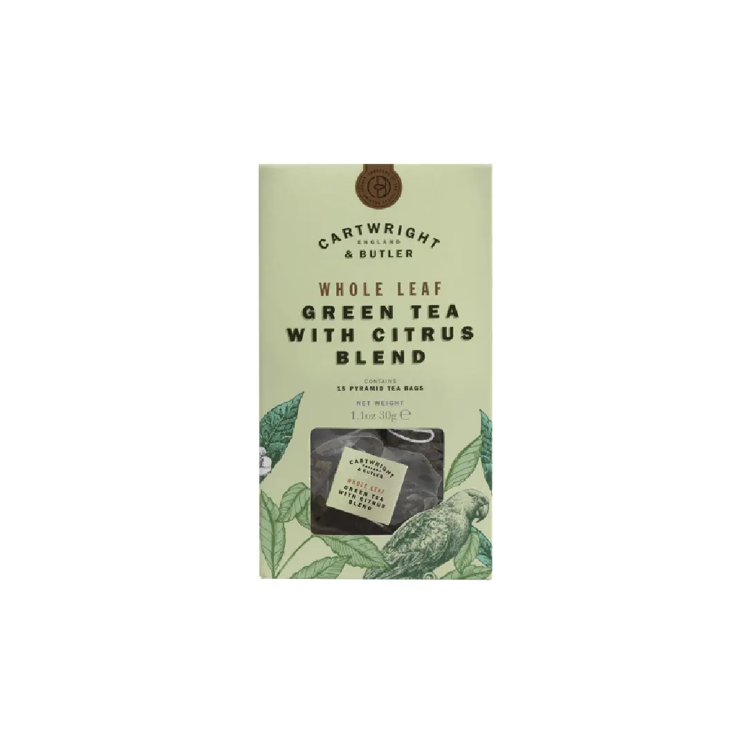 Cartwright & Butler Green Tea with Citrus Blend 15 tea bags