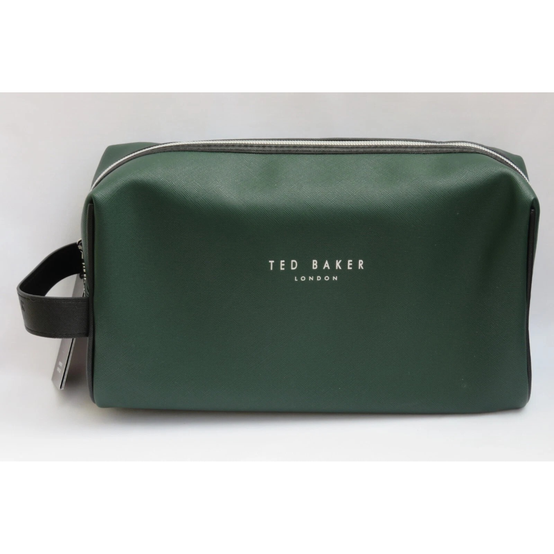 TED BAKER Men's Everyday Event Duo With A Body Wash & Body Spray Green Wash Bag