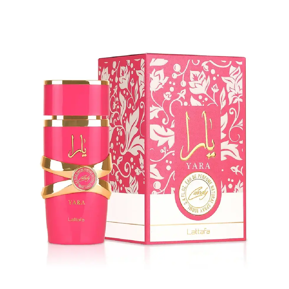 Lattafa Yara Candy perfume, 100ml bottle
