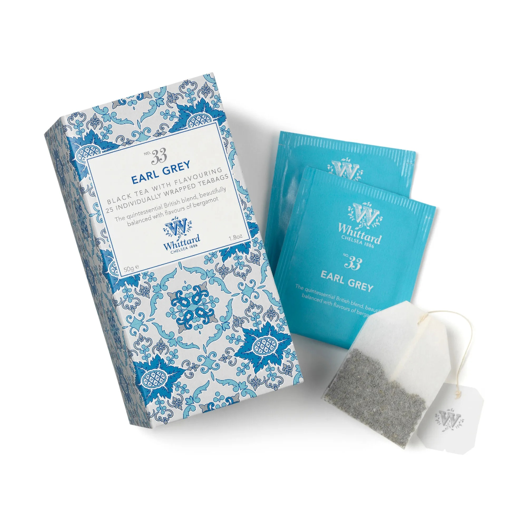 Whittard Chelsea No.33 Earl Grey 25 Teabags, 50g