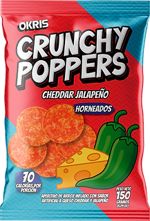 Crunchy Poppers - Cheddar Jalapeño