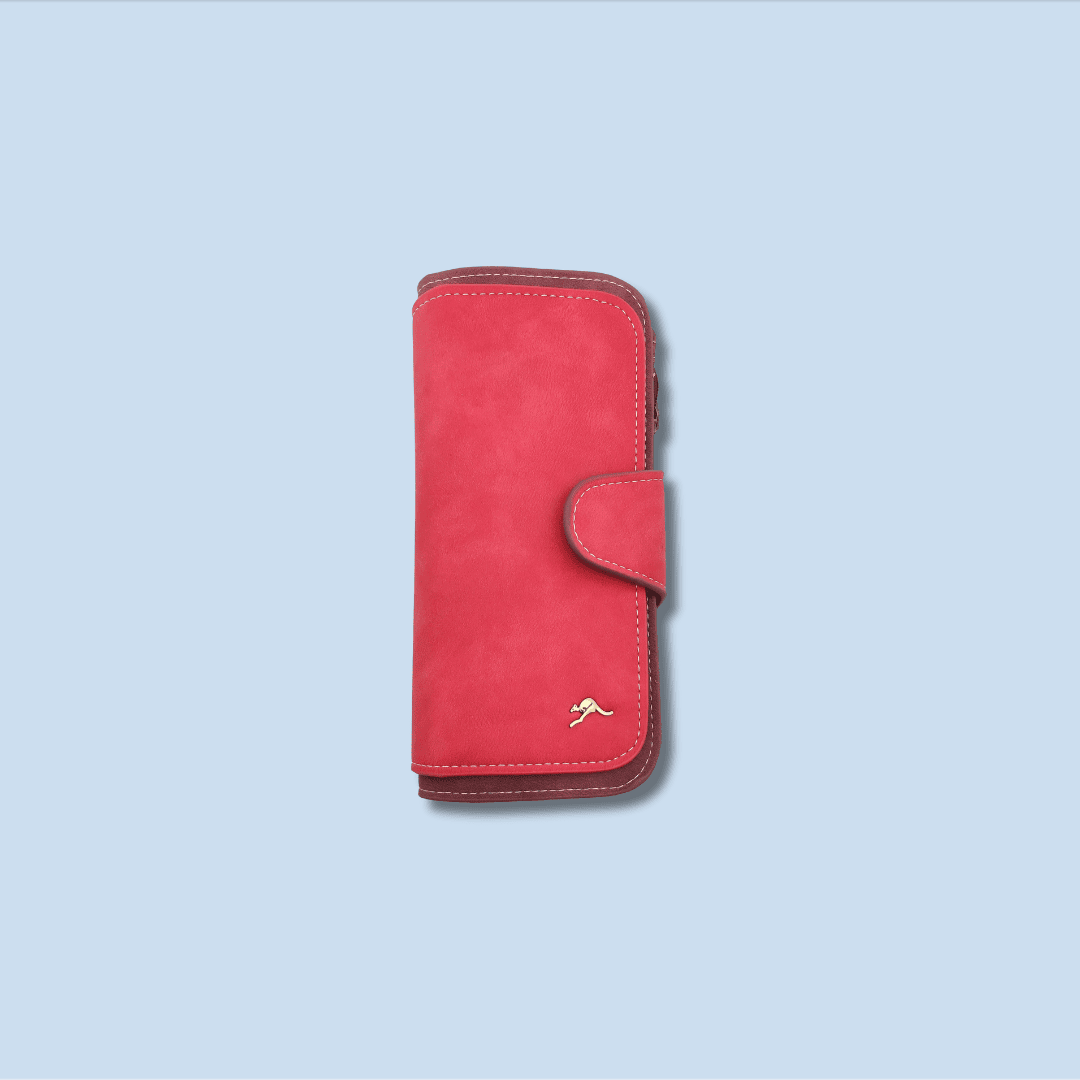 Red with Purple Inside Lady Wallet
