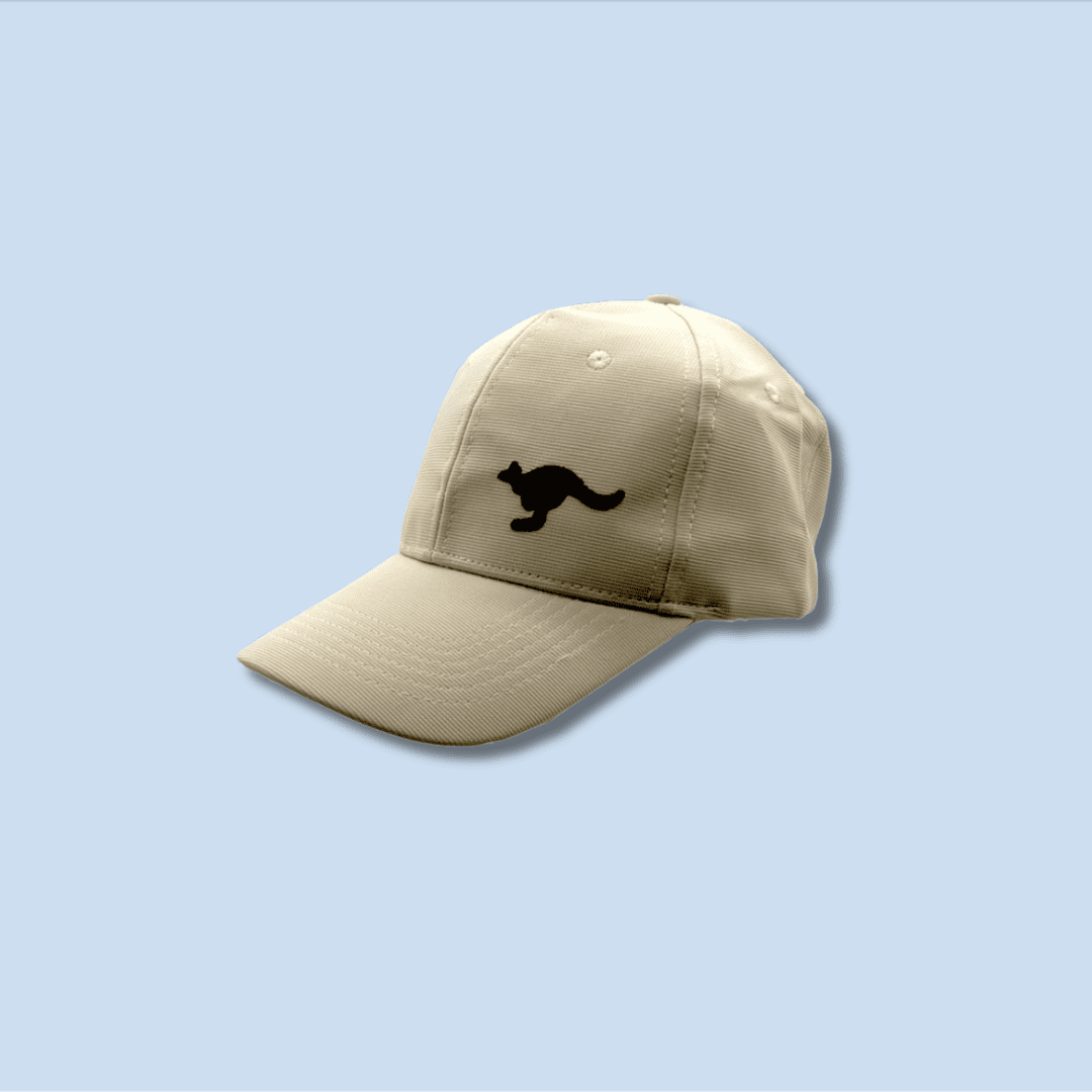 Creme Black Kangaroo Premium Hat