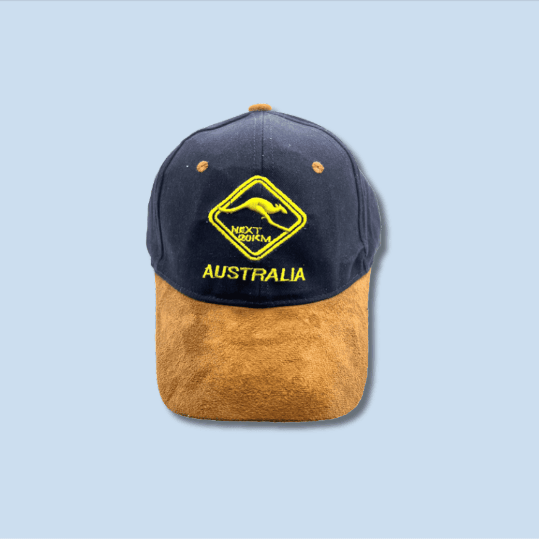 Road Sign Kangaroo Yellow Premium Hat