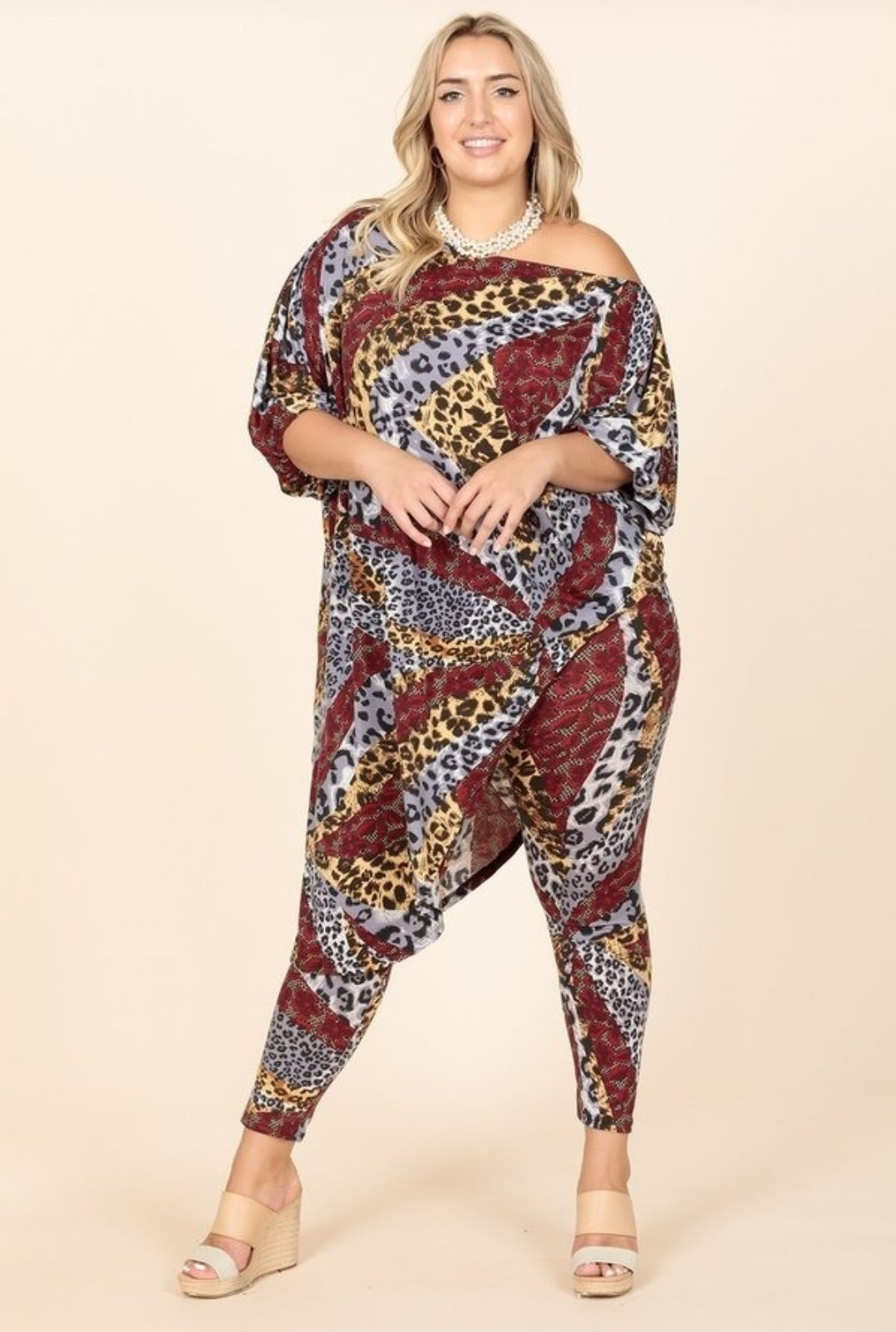 High Status Set - Red Animal Print