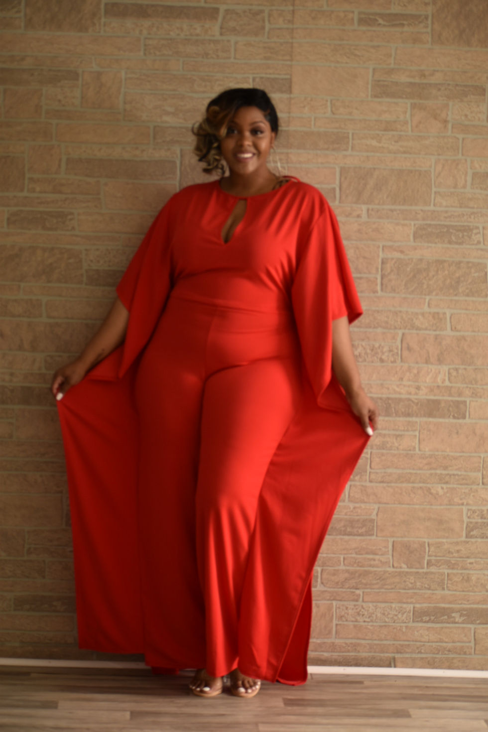 Thumbnail: Touch of Class Jumpsuit Red