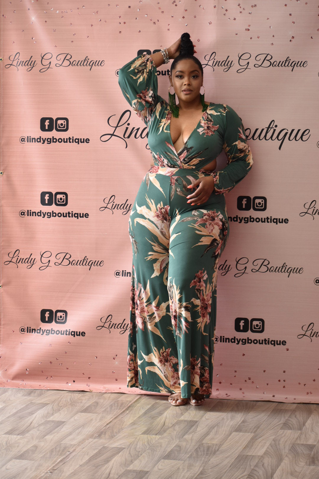 Allure Jumpsuit Green