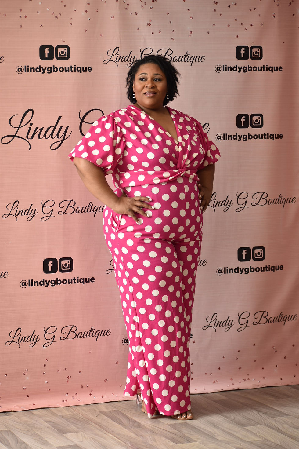 Thumbnail: On Spot Jumpsuit Pink