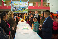 Community celebration in Ollantaytambo, Peru for Mosqoy's 10th anniversary