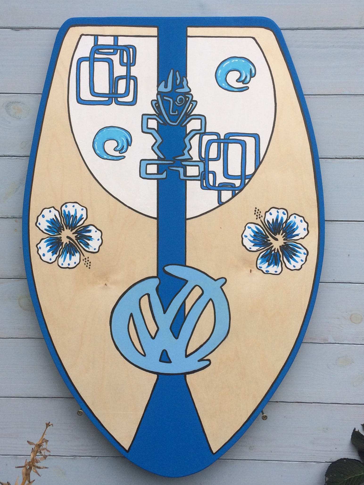 Custom Artwork Skim Board Table Top 18mm Plywoo