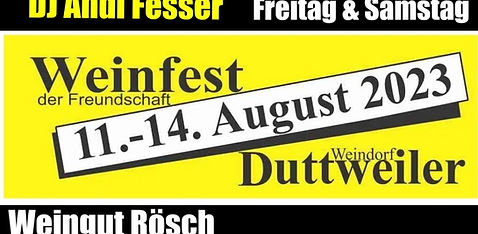 Weinkerwe Duttweiler