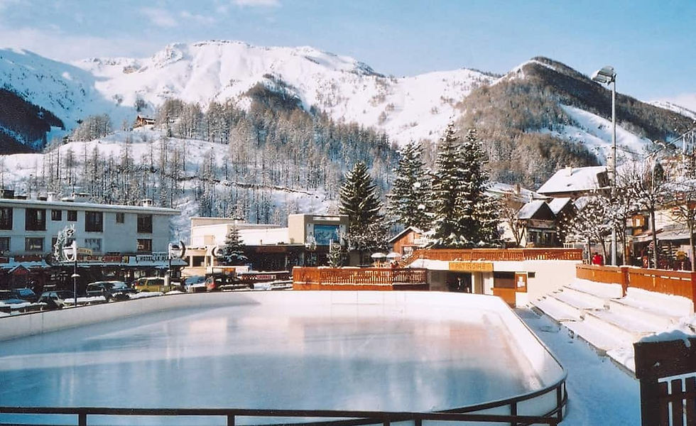La patinoire d'Auron