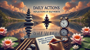 The Impact of Daily Actions on Self-Worth Understanding Self-Worth and Its Significance